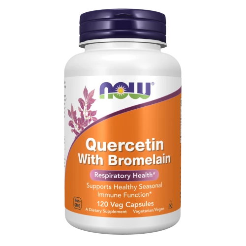 NOW - Quercetin with Bromelain - 120 kapsułek